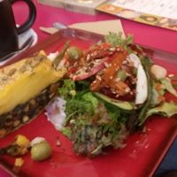 Croustade with salad & slaw - also very tasty  at Java in Swanage