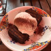 Vegan dessert was very tasty  at Java in Swanage