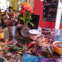 lovely decor  at Java in Swanage