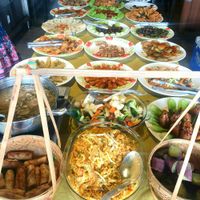 Buffet spread on weekend at Mimi Nguyen Cafe in Puchong