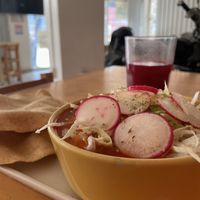 I also ate some soy protein flautas 🌮 and they were equally delicious but I ate them too fast 😅 and I sadly have no pics  #Veganuary at VegeTaco - Parque San Andrés in Mexico City