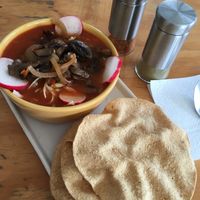 Pozole los fines de semana ❤️ at VegeTaco - Parque San Andrés in Mexico City