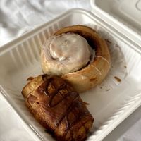 Chocolate croissant, cinnamon roll at Timeless Coffee Roasters and Bakery in Berkeley
