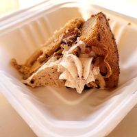 Pumpkin cheesecake at Timeless Coffee Roasters and Bakery in Berkeley