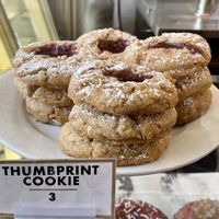 Thumbprint cookies   at Timeless Coffee Roasters and Bakery in Berkeley
