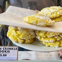 Lemon Crinkle Cookies   at Timeless Coffee Roasters and Bakery in Berkeley