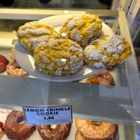 Lemon crinkle cookie at Timeless Coffee Roasters and Bakery in Berkeley