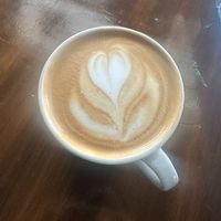 almond milk latte  at Cafe Eleven in Portland