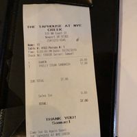 Receipt from our first, not so good meal. The Ramen noodles were “protein noodles“ made from trash fish, extremely rubbery and weird textured. The dish would’ve been quite ta at The Taphouse at Nye Creek in Newport
