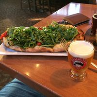 Vegan flat bred pizza  at Deschutes Brewery & Public House in Bend
