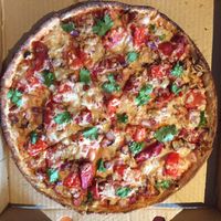 Aztec with vegan cheese  at Pizza Max in West Melbourne