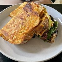 Tofu toastie at Grown in West End
