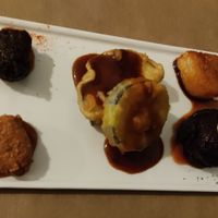  tempura course starters at Men Impossible in Amsterdam