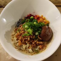 black truffle ramen at Men Impossible in Amsterdam