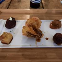 Some of the starters at Men Impossible in Amsterdam