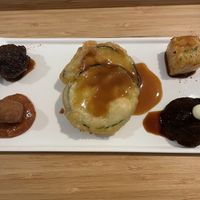 Vegetable tempura and some other sides. Another starter. at Men Impossible in Amsterdam