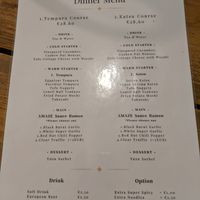 Menu - Side B at Men Impossible in Amsterdam
