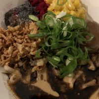 Burnt garlic ramen  at Men Impossible in Amsterdam