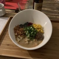 White truffle ramen  at Men Impossible in Amsterdam