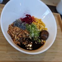 Burnt garlic ramen at Men Impossible in Amsterdam