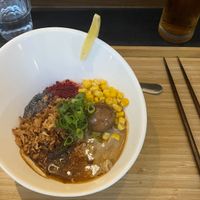 Main dish Red & White ramen at Men Impossible in Amsterdam