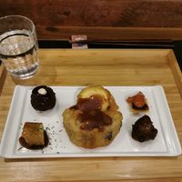 Warm starters (tempura menu) at Men Impossible in Amsterdam