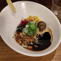Ramen bowl at Men Impossible in Amsterdam