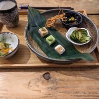 Cold appetizers at Men Impossible in Amsterdam