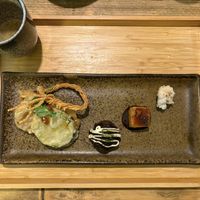 Warm appetizer (3rd course)  at Men Impossible in Amsterdam