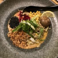 Ramen in broth (clear truffle)  at Men Impossible in Amsterdam