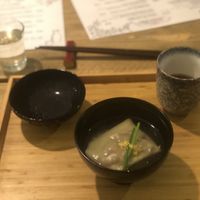 Soup with dumpling   at Men Impossible in Amsterdam