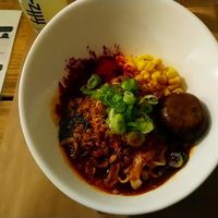 Chilli oil ramen at Men Impossible in Amsterdam