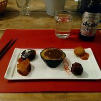 Starter with beer at Men Impossible in Amsterdam