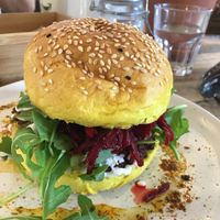 Buddha Burger  at The Front Room Cafe in Hervey Bay
