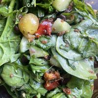 Black goddess with added peppers and broccoli—not bad  at Plum Chopped in Seattle