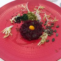 Beetroot tartar at Gauthier Soho in London