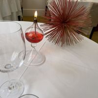 Table set up  at Gauthier Soho in London