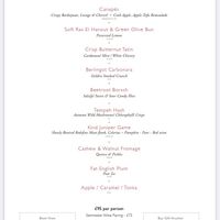 Taster menu for Autumn   at Gauthier Soho in London