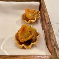 Canapés  at Gauthier Soho in London