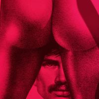 No meat here! Riské picture in the gentlemen’s toilet  at Gauthier Soho in London