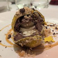 Opened dessert at Gauthier Soho in London