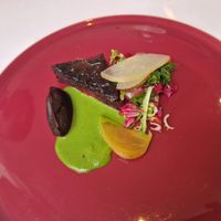 Excellent beetroot dish at Gauthier Soho in London