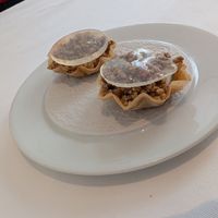 Blue cheese tartlette at Gauthier Soho in London