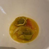 Sunflower & Tomato Raviolini  at Gauthier Soho in London