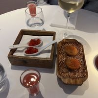 Canapés  at Gauthier Soho in London