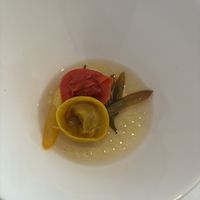Tomato tortellinii  at Gauthier Soho in London