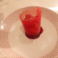 Raspberry galore at Gauthier Soho in London