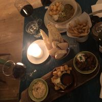 Fiancé had curry & and I had the tapas😄 at Corvo Lounge in Bridgend