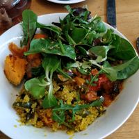 Four veggie sides make a delicious meal at NRG Cavern in Worthing