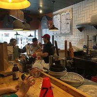 They have “bar seating” and some other spots around the exterior. at Crafty Ramen in Guelph